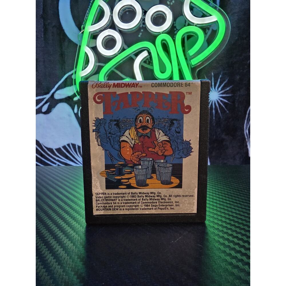 Bally Midway Commodore 64 Tapper 1983